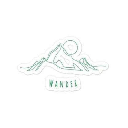Mountain Wanderer sticker - Wander Trails