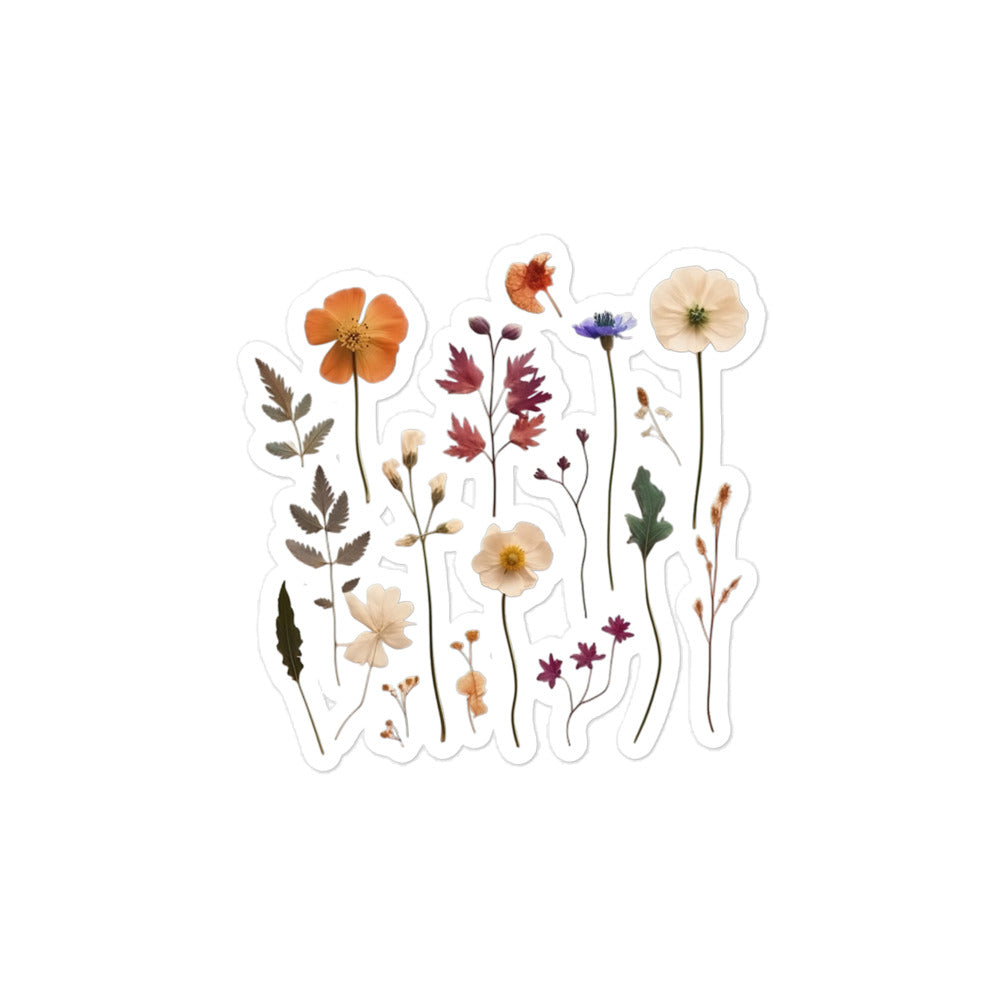 Pressed Wildflowers sticker