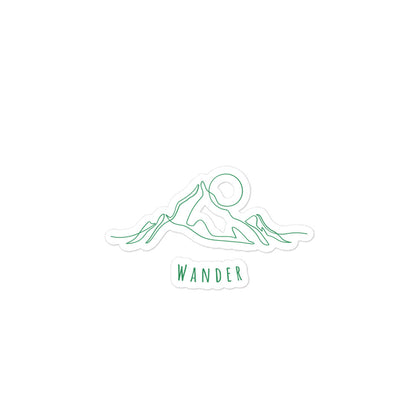 Mountain Wanderer sticker