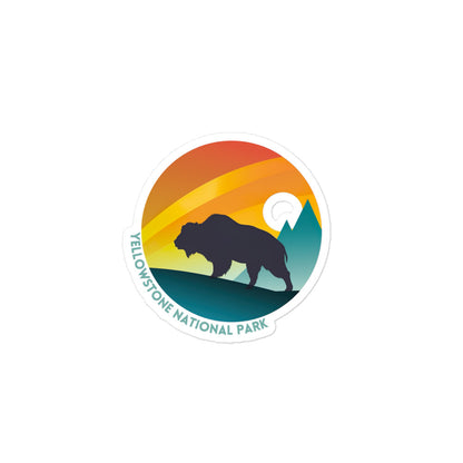 Yellowstone National Park sticker