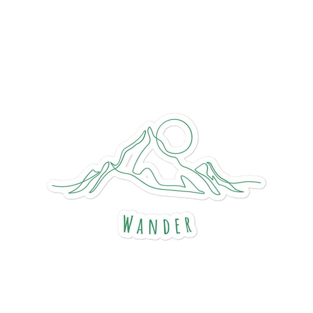 Mountain Wanderer sticker