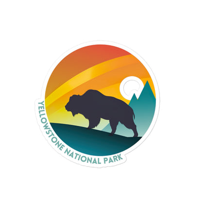 Yellowstone National Park sticker