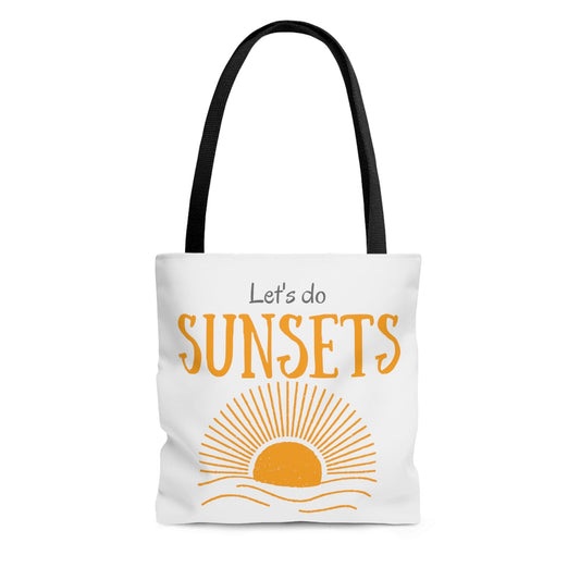 Let's do Sunsets Tote Bag - Wander Trails