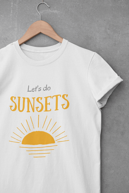 Let's do Sunsets Unisex T-shirt - Wander Trails