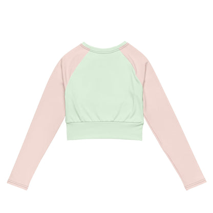 Mountain Wanderer Crop Top - Pink & Green - Wander Trails