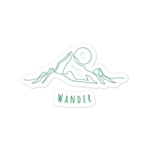 Mountain Wanderer sticker - Wander Trails