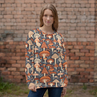 Mushroom Unisex Sweatshirt - Wander Trails