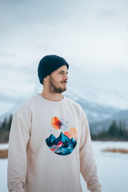 Peak sunset Unisex Sweatshirt - Wander Trails