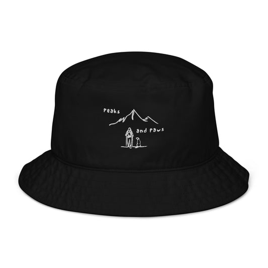 Peaks and Paws Organic Bucket Hat - Wander Trails