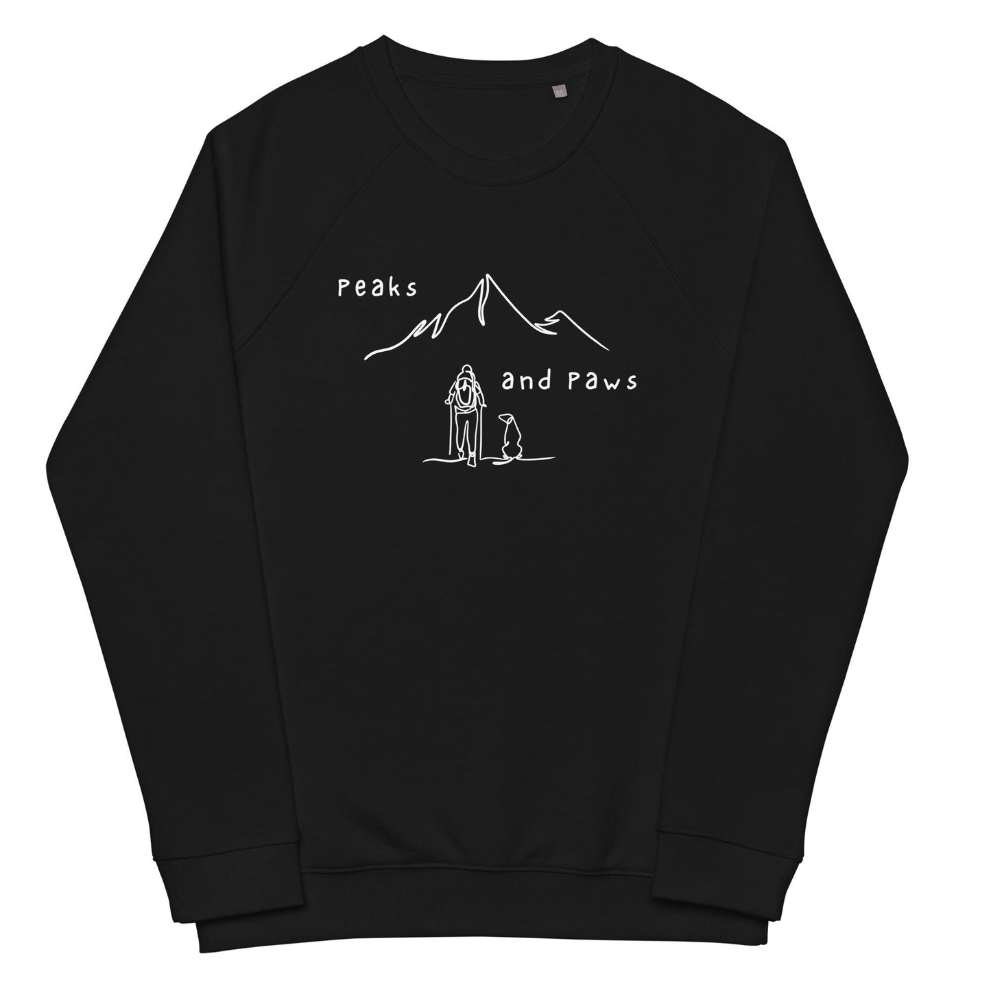 Peaks and Paws Unisex organic sweatshirt - Wander Trails