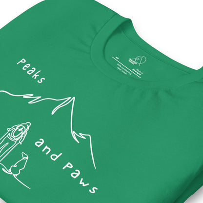 Peaks and Paws Unisex t-shirt - Wander Trails