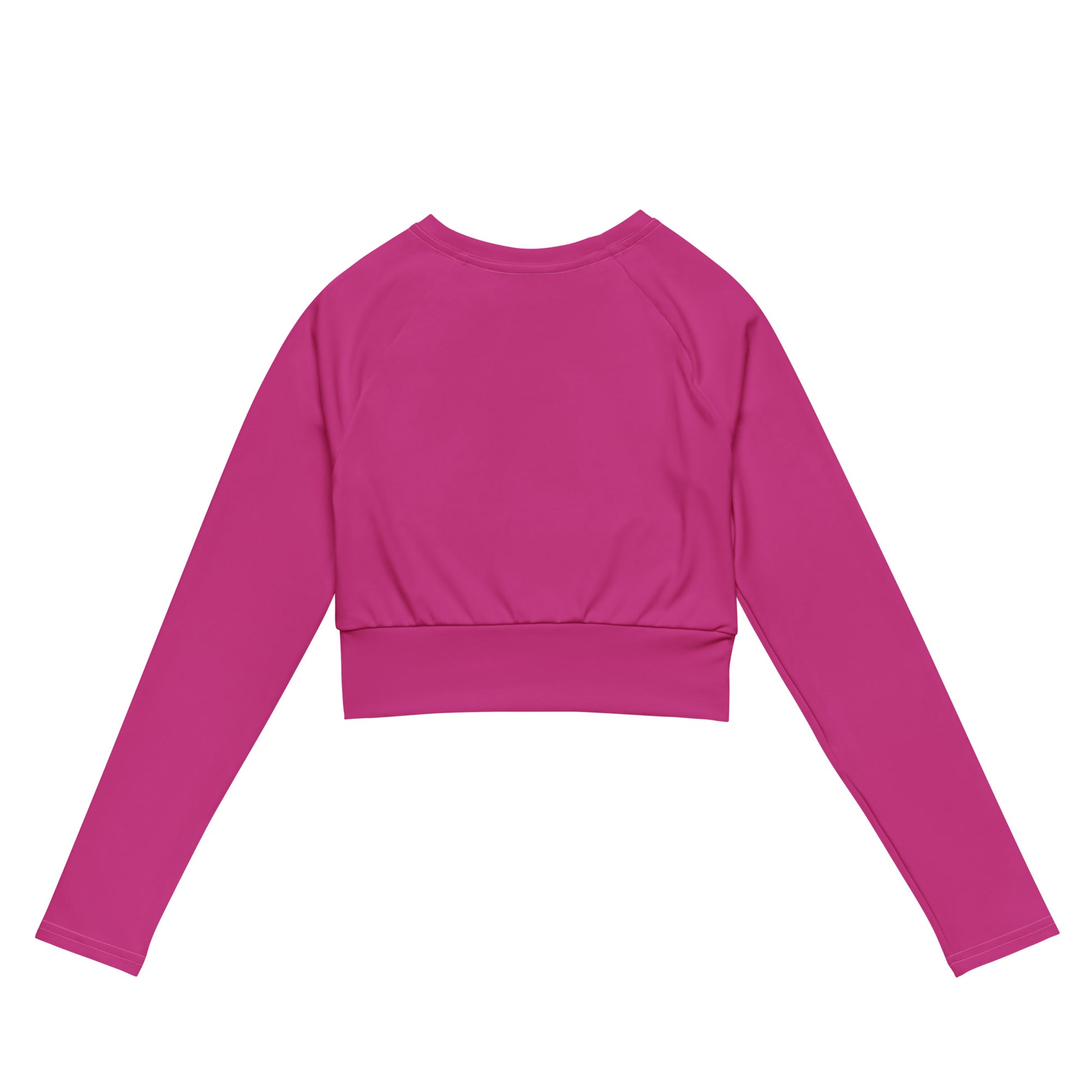 Pink Long Sleeve crop Top - Wander Trails