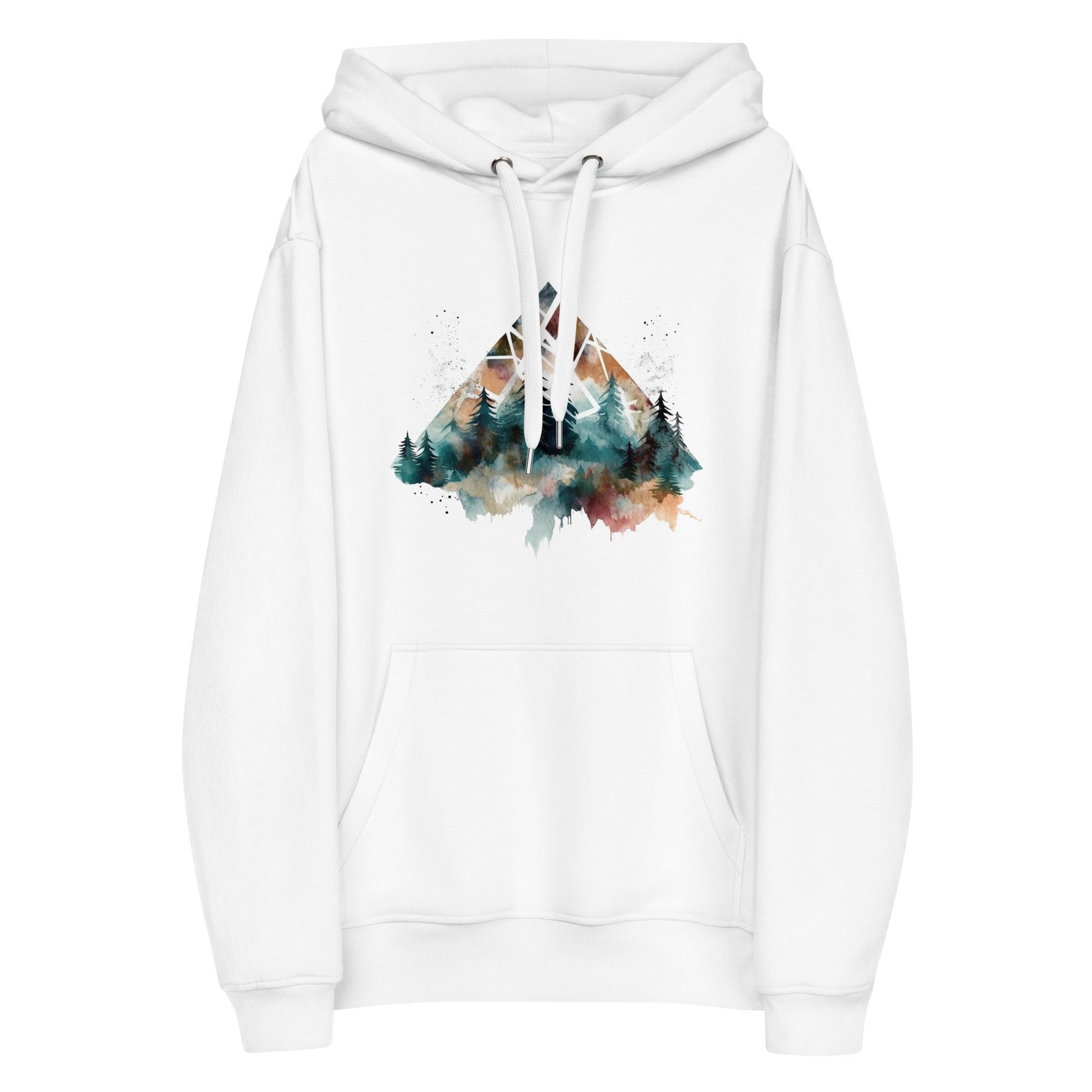 Watercolor Forest Premium eco hoodie.