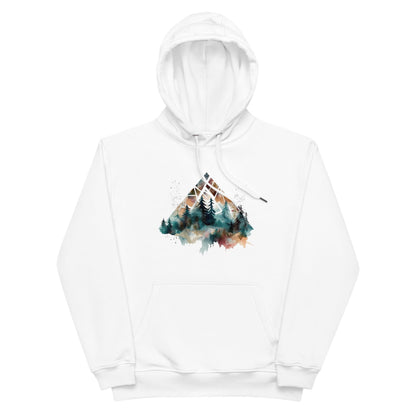 Watercolor Forest Premium eco hoodie.