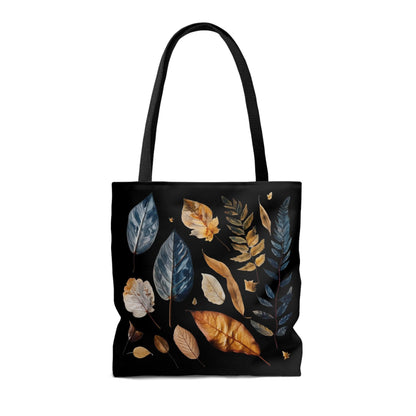 Pressed Fall Leaves Tote Bag - Wander Trails