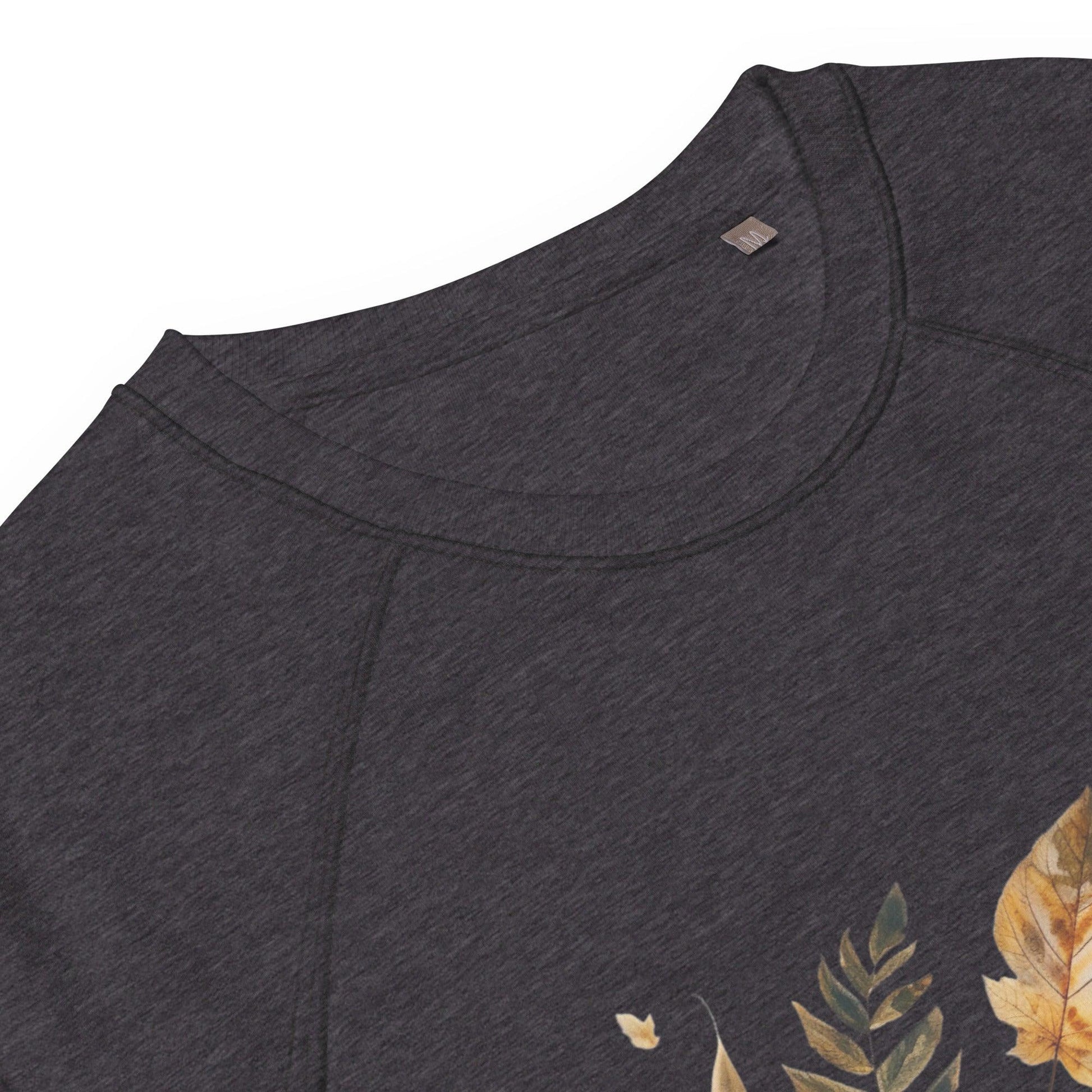 Pressed Fall leaves Unisex organic sweatshirt - Wander Trails