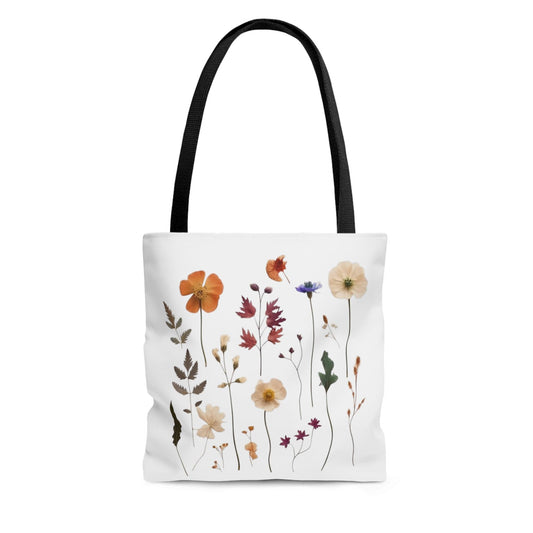 Pressed Wildflowers Tote Bag - Wander Trails