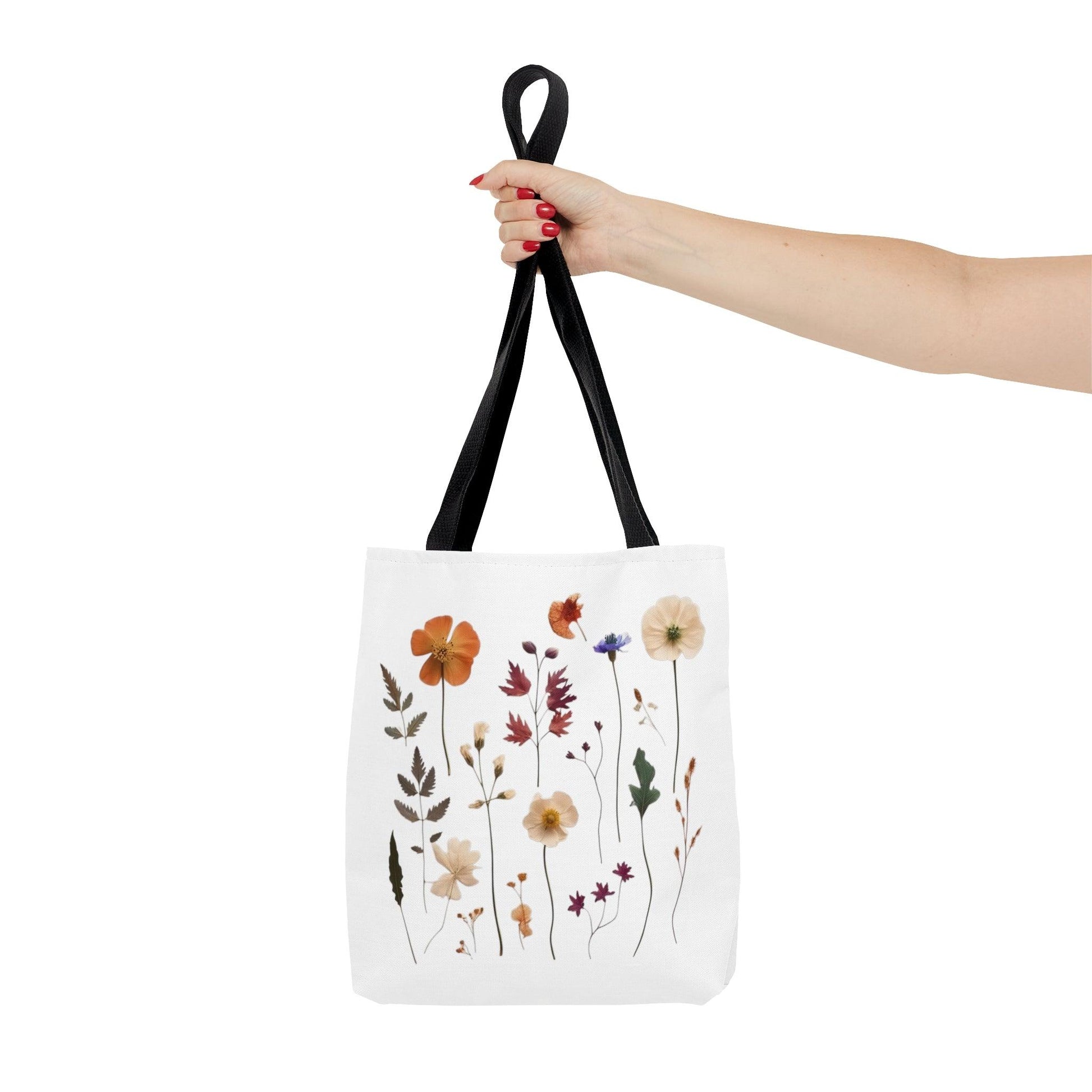 Pressed Wildflowers Tote Bag - Wander Trails