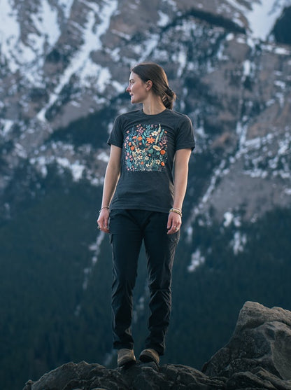 Retro Flowers Unisex T-shirt - Wander Trails