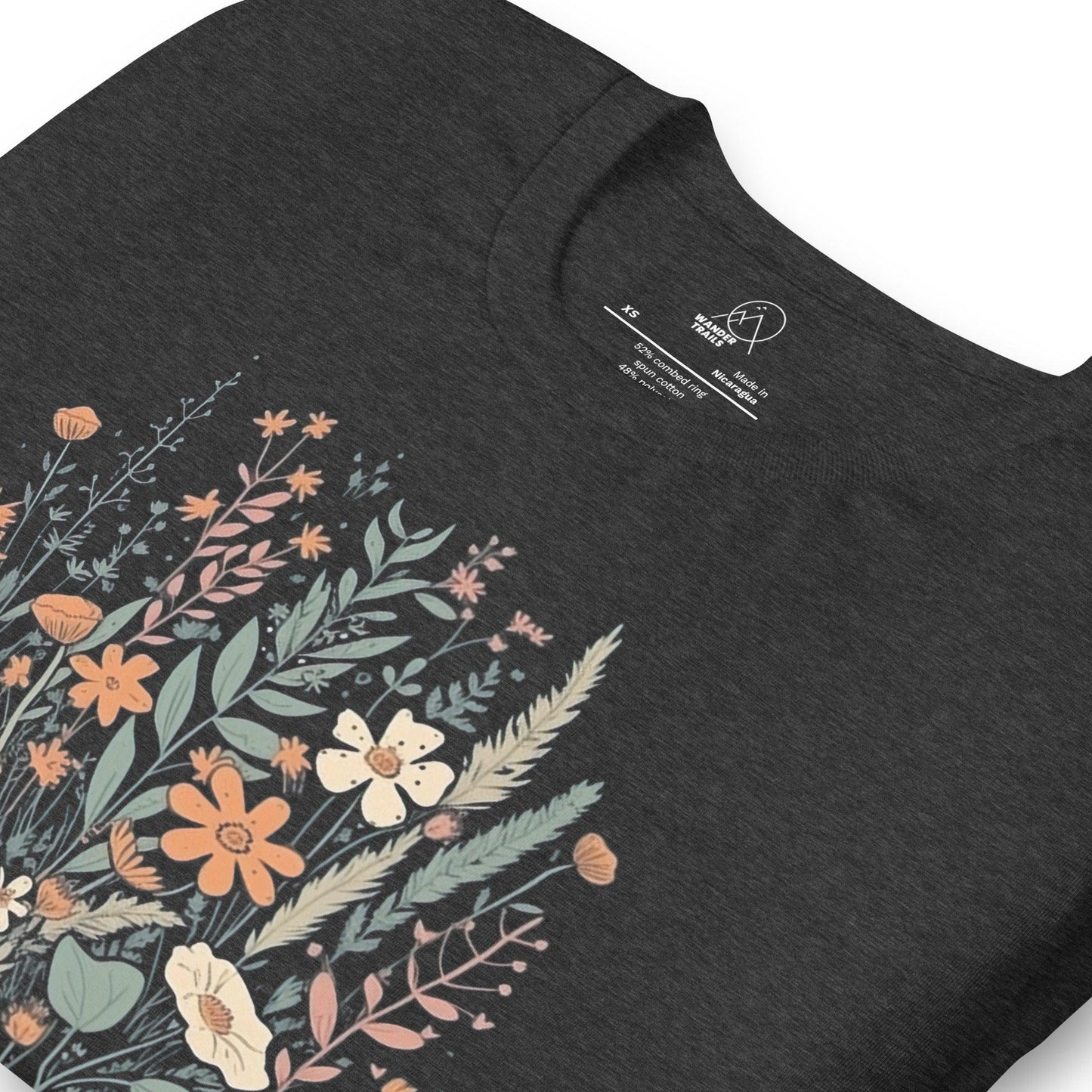 Retro Flowers Unisex T-shirt - Wander Trails