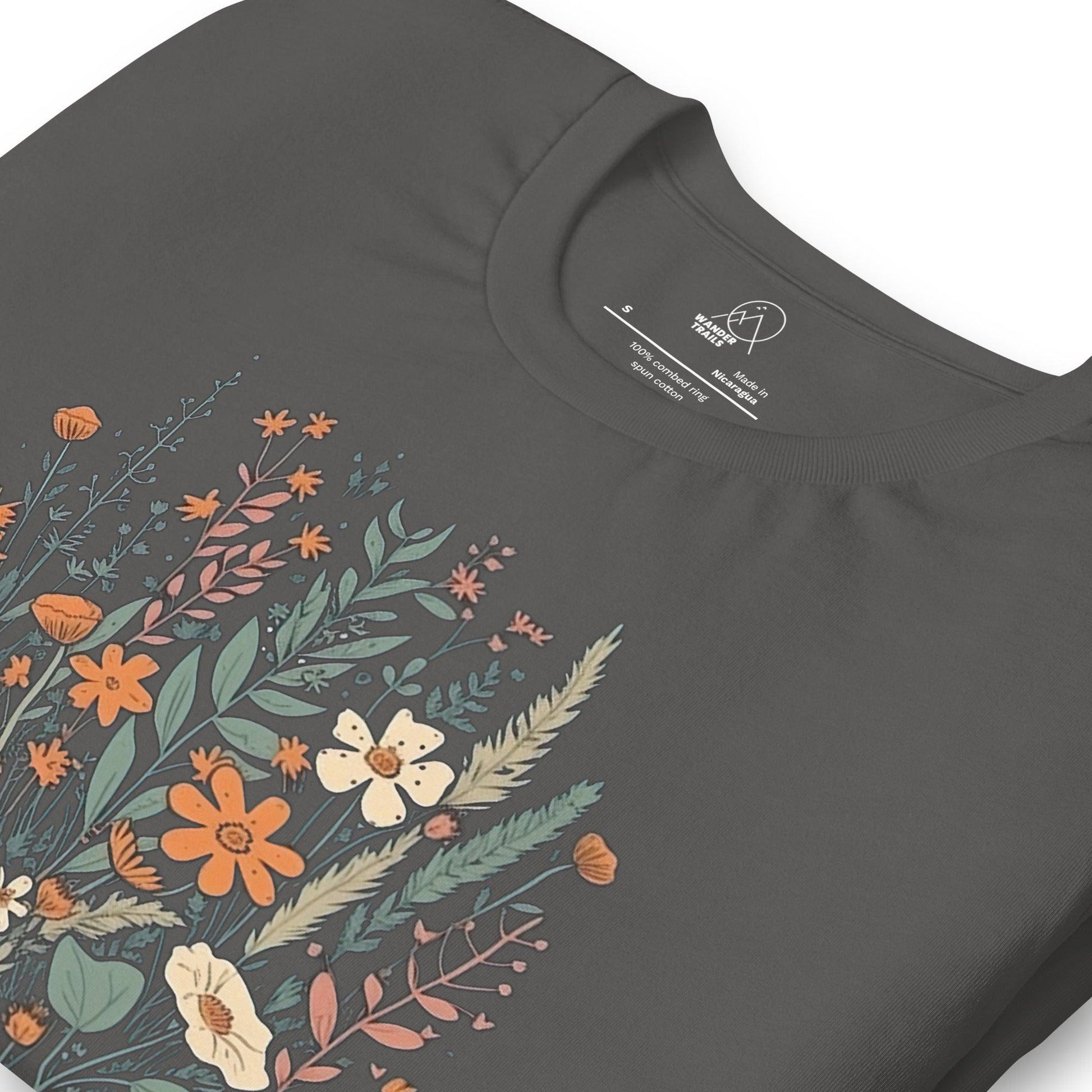 Retro Flowers Unisex T-shirt - Wander Trails