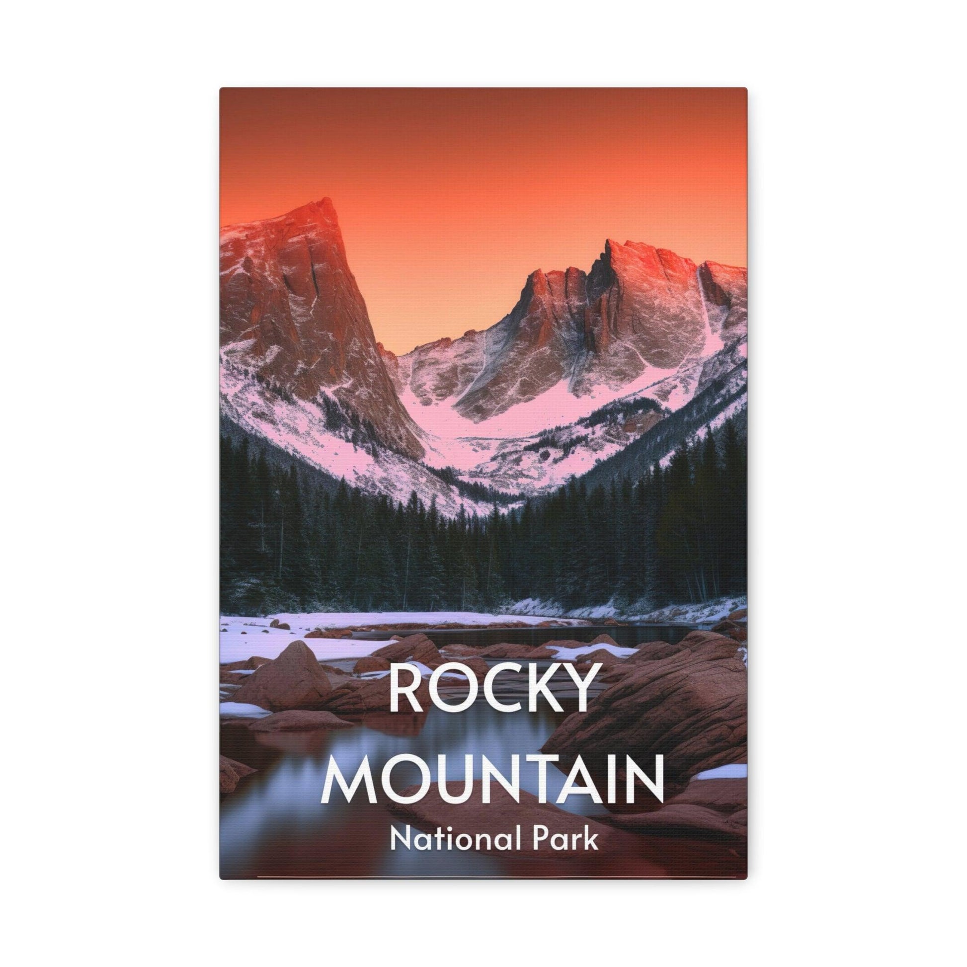 Rocky Mountain National Park Canvas Print - Wander Trails