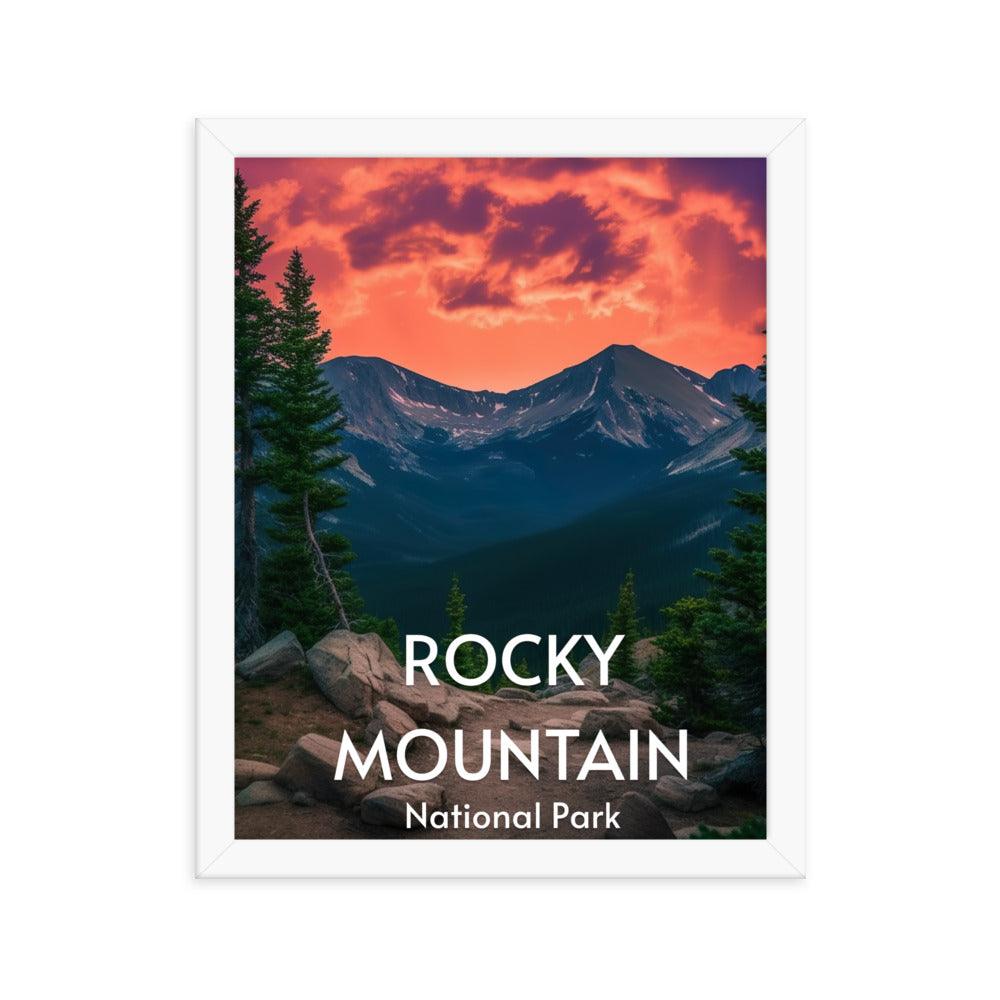 Rocky Mountain National Park Framed poster - Wander Trails