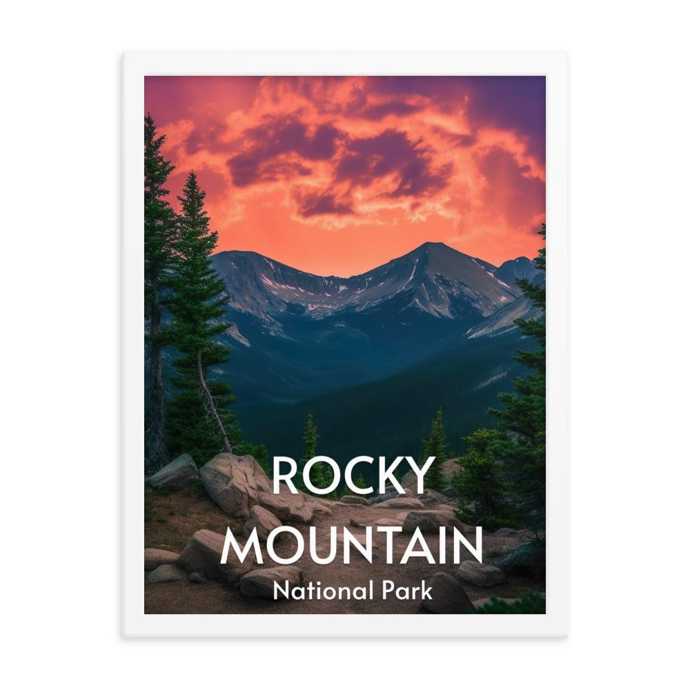 Rocky Mountain National Park Framed poster - Wander Trails