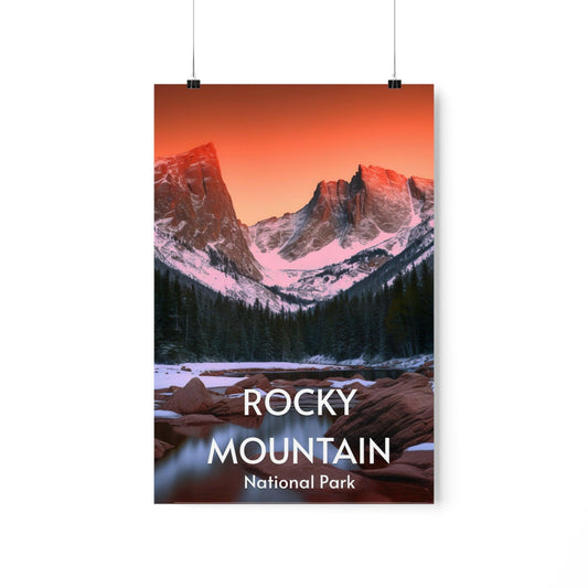 Rocky Mountain National Park Poster - Premium Matte Posters - Wander Trails