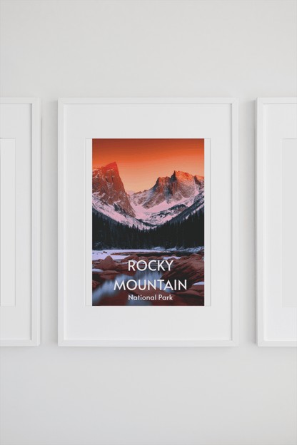 Rocky Mountain National Park Poster - Premium Matte Posters - Wander Trails