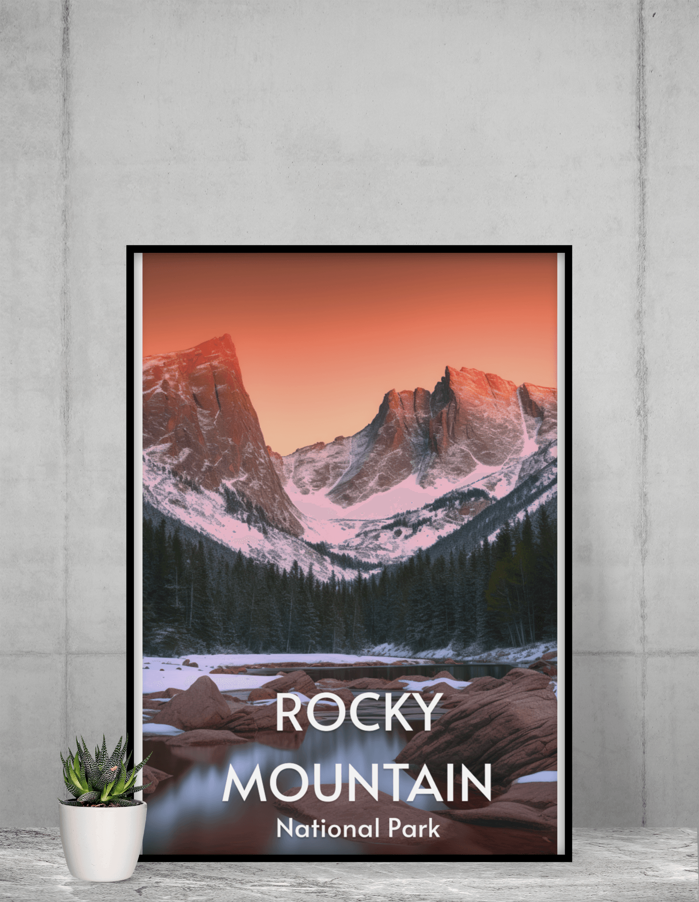 Rocky Mountain Poster, Emerald lake