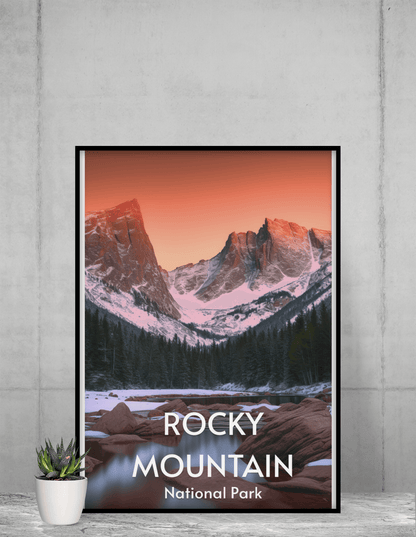 Rocky Mountain Poster, Emerald lake