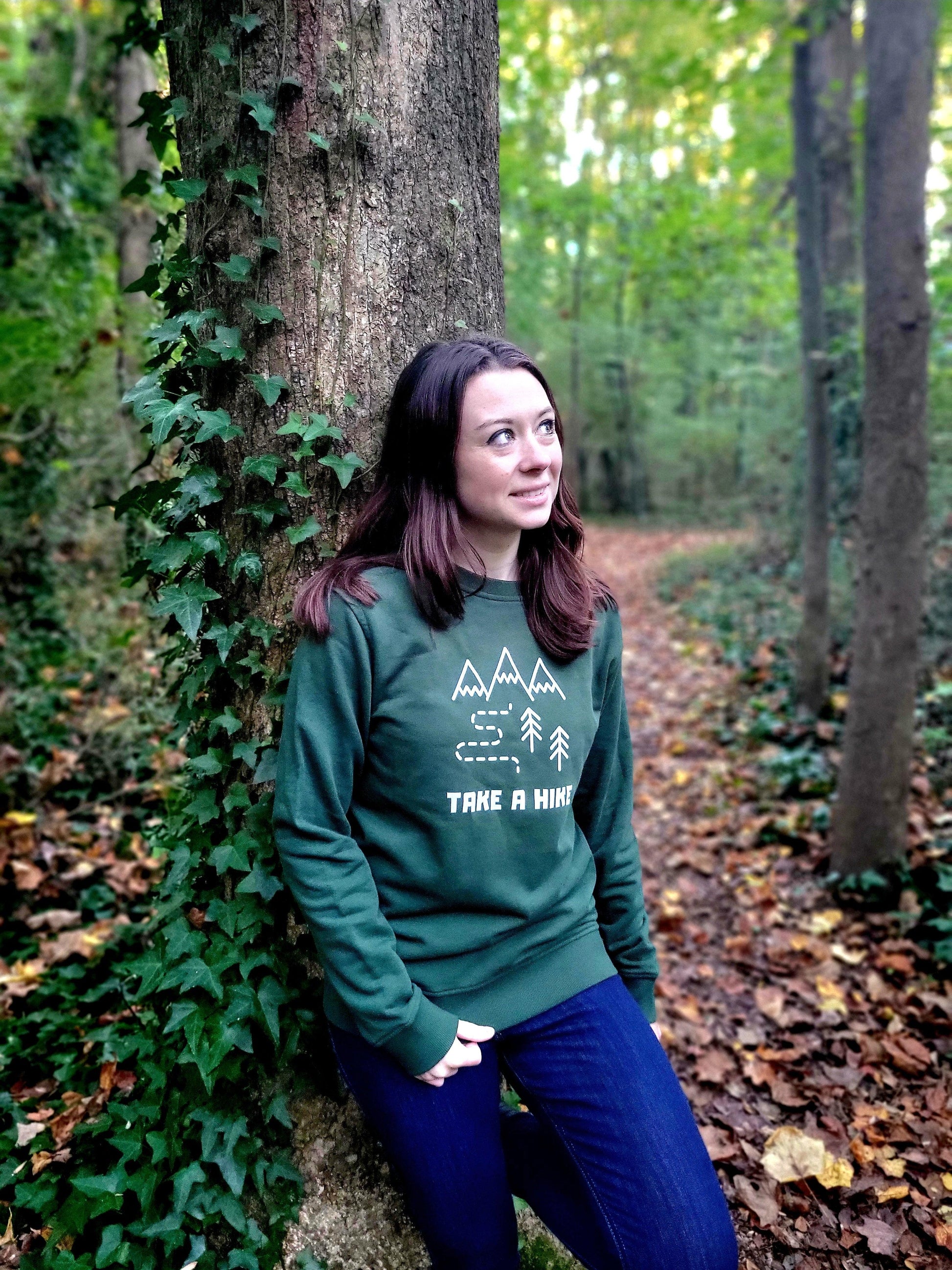 Take a Hike Unisex organic sweatshirt - Wander Trails