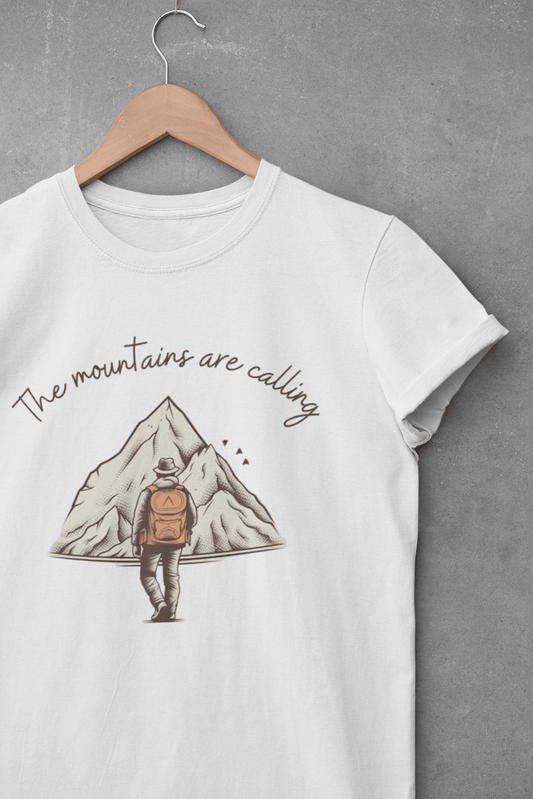 The Mountains are Calling Unisex T-shirt - Wander Trails