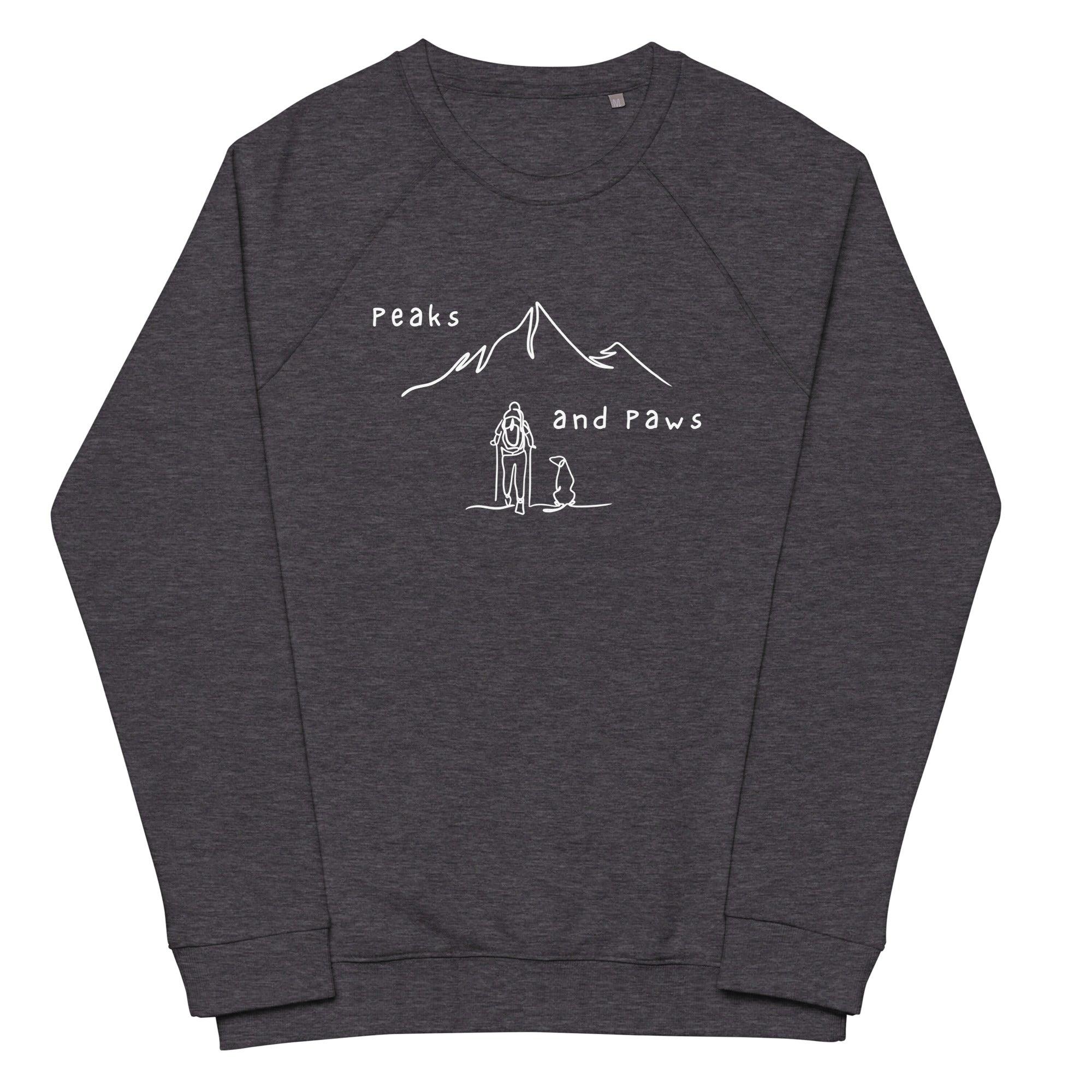 Peaks and Paws Unisex organic sweatshirt