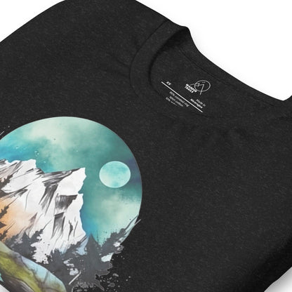 Full Moon Mountain Unisex T-shirt - Wander Trails