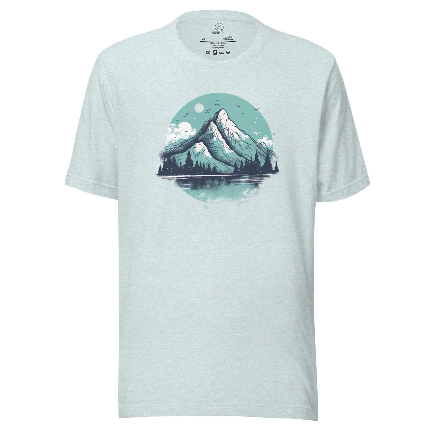 Green Lake Mountain Unisex t-shirt - Wander Trails