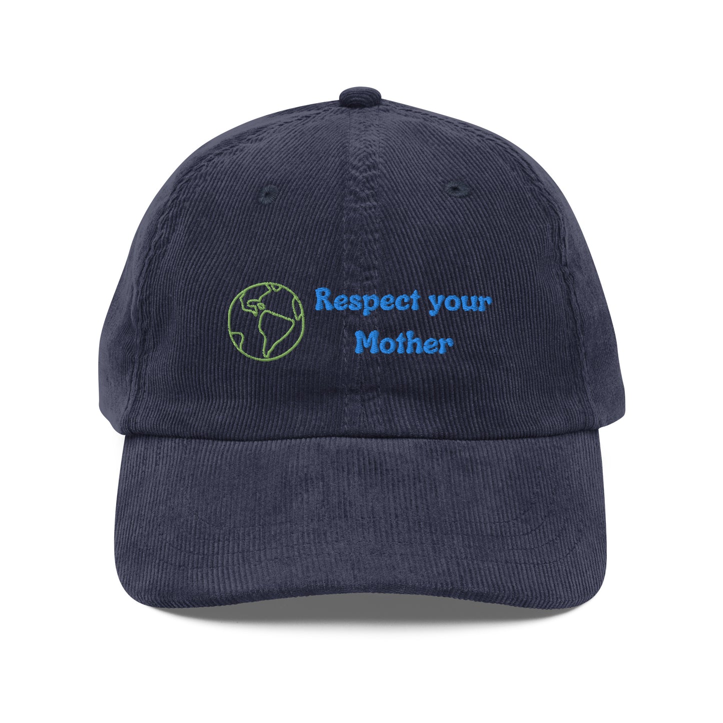 Respect your Mother Vintage Corduroy Hat