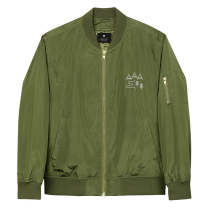 Wander Premium Recycled Bomber Jacket - Wander Trails