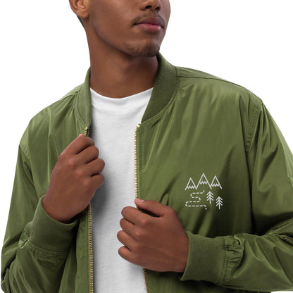 Wander Premium Recycled Bomber Jacket - Wander Trails