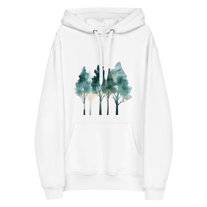 Watercolor trees Premium eco hoodie - Wander Trails