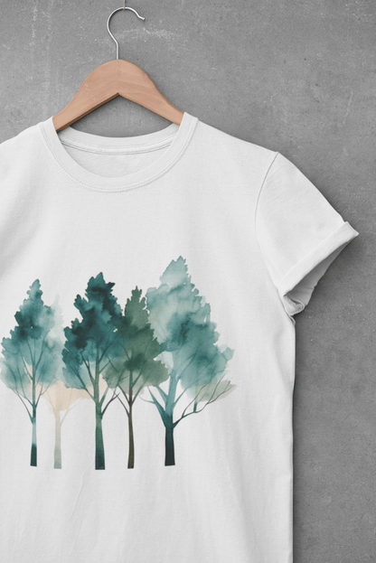 Watercolor Trees Unisex T-shirt - Wander Trails