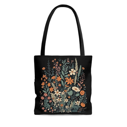 Wildflowers Retro Tote Bag - Wander Trails