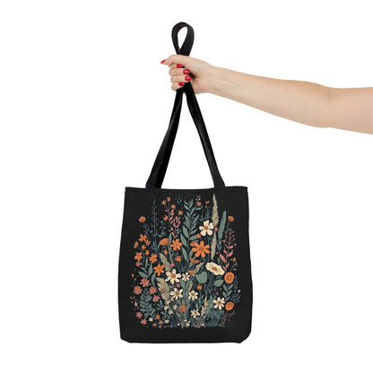 Wildflowers Retro Tote Bag - Wander Trails