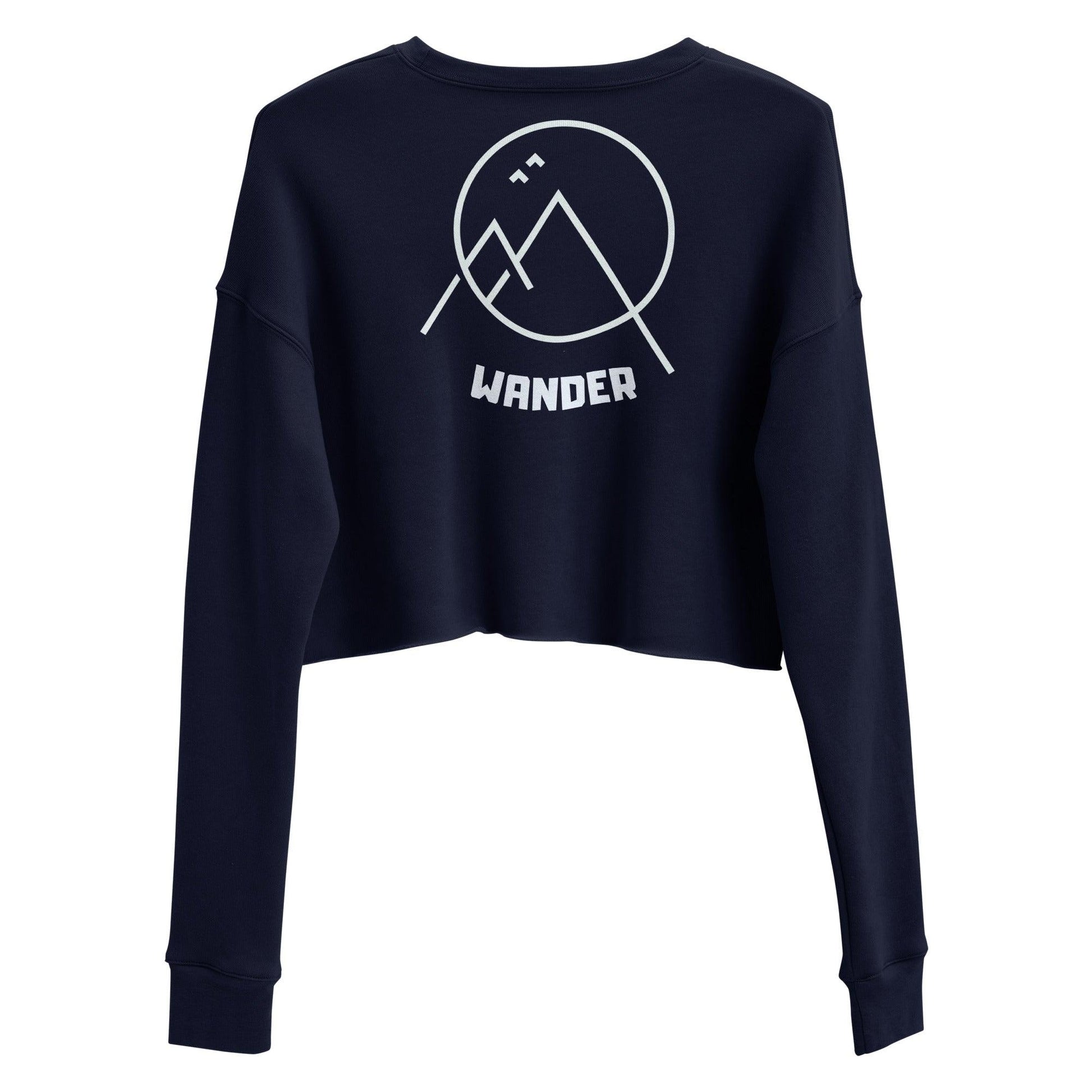 Wander Trails Cropped Fleece Sweatshirt