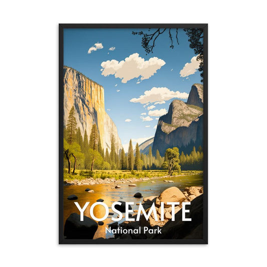 Yosemite National Park Framed poster - Wander Trails