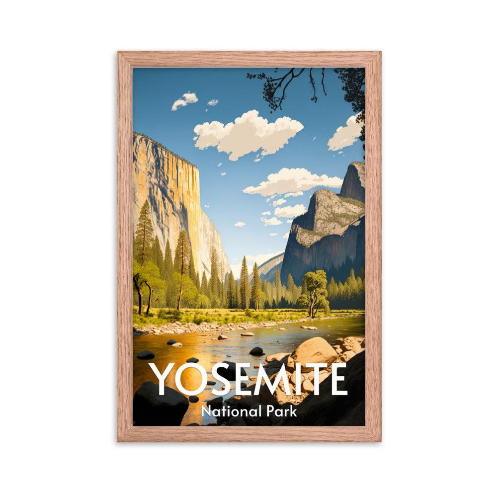 Yosemite National Park Framed poster - Wander Trails