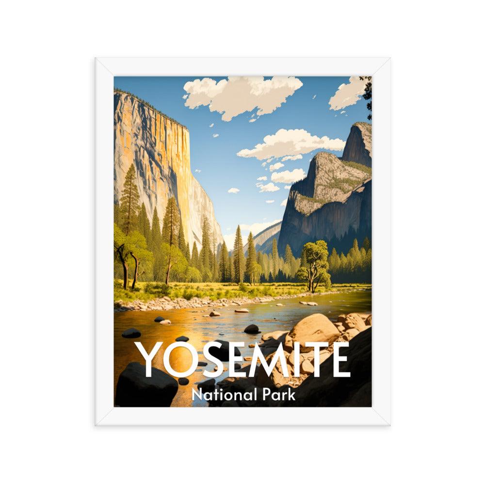 Yosemite National Park Framed poster - Wander Trails