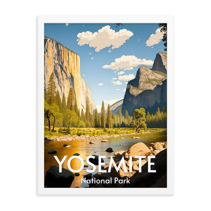 Yosemite National Park Framed poster - Wander Trails