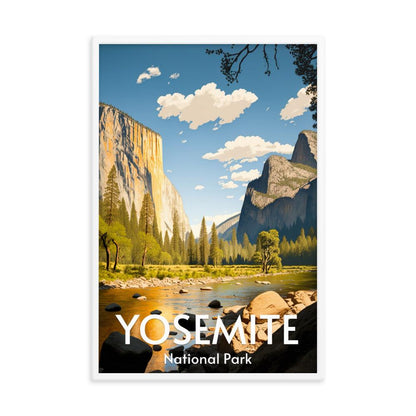 Yosemite National Park Framed poster - Wander Trails